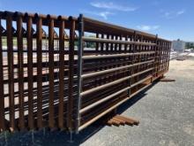 24FT FREE STANDING PANELS W/12FT GATE