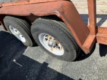 1990 WW 16FT UTILITY TRAILER W/ TITLE SER# 11W EF1622MW 176247