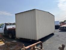8FT X 16FT STORAGE BUILDING ON SKIDS