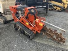 DITCH WITCH C16X WALK BEHIND TRENCHER VERY LITTLE USE NICE 73.9 HRS