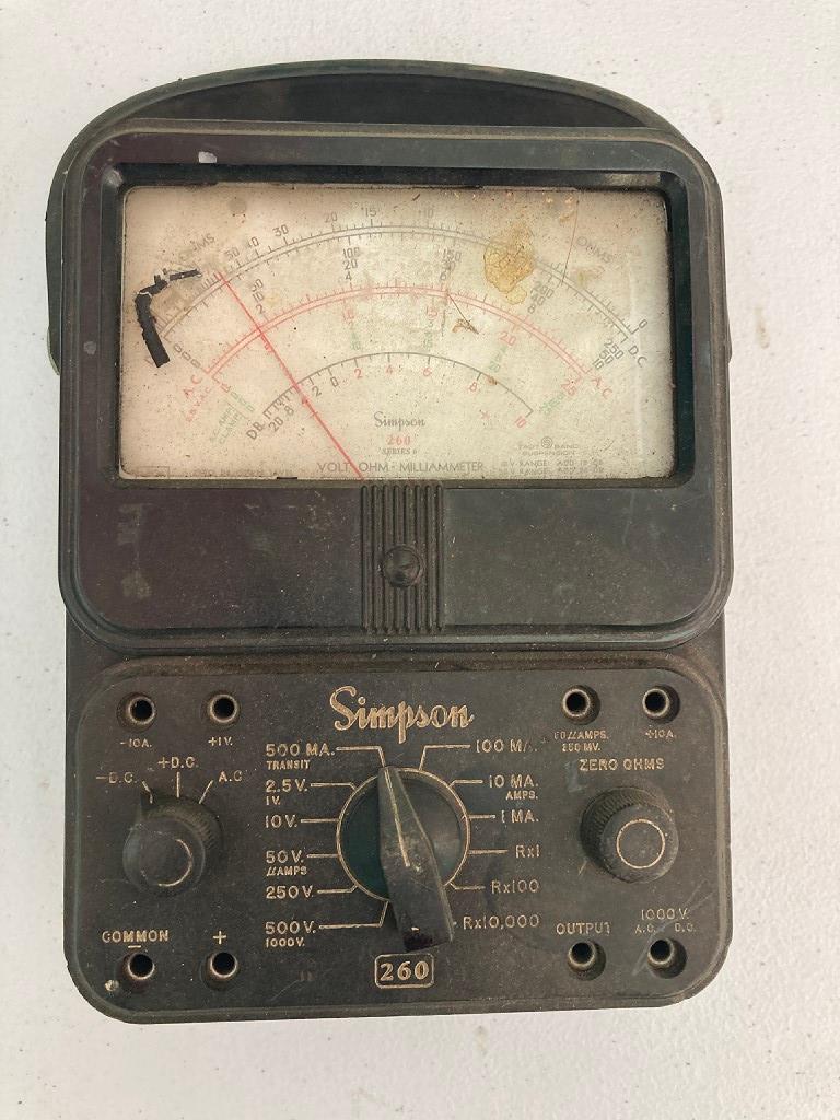 Simpson 260 Milliammeter