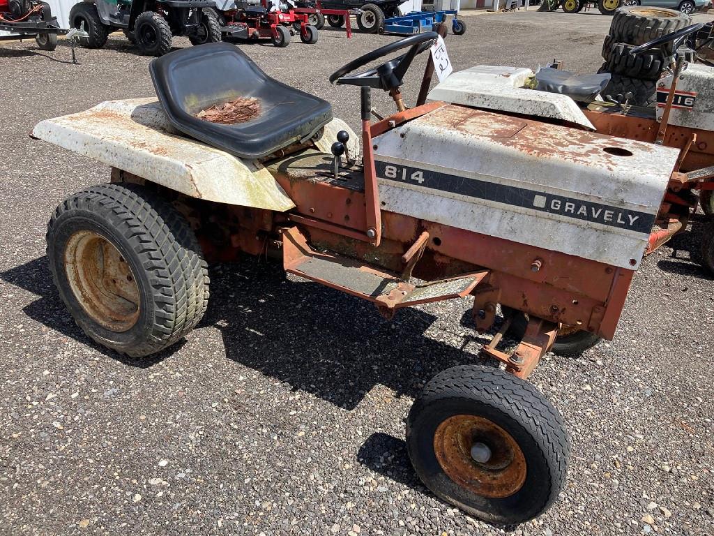 Gravely 814 Riding Mower (Parts)