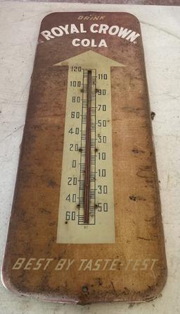Royal Crown Cola Best By Taste Test Thermometer