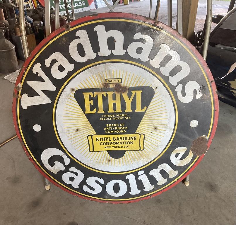 Wadhams Ethyl Gasoline (double Sided)