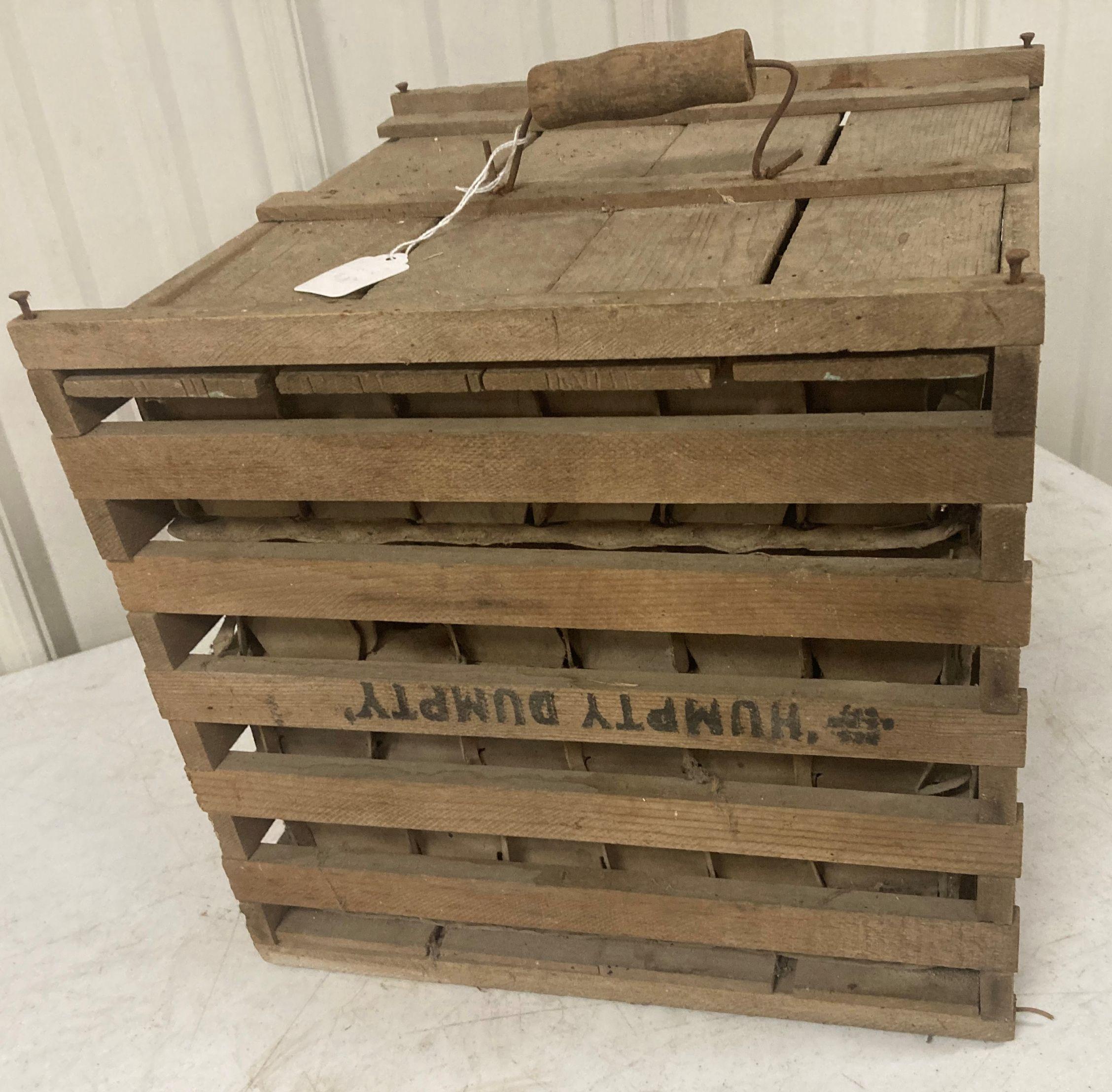 Humpty Dumpty Egg Crate (Owosso, MI)