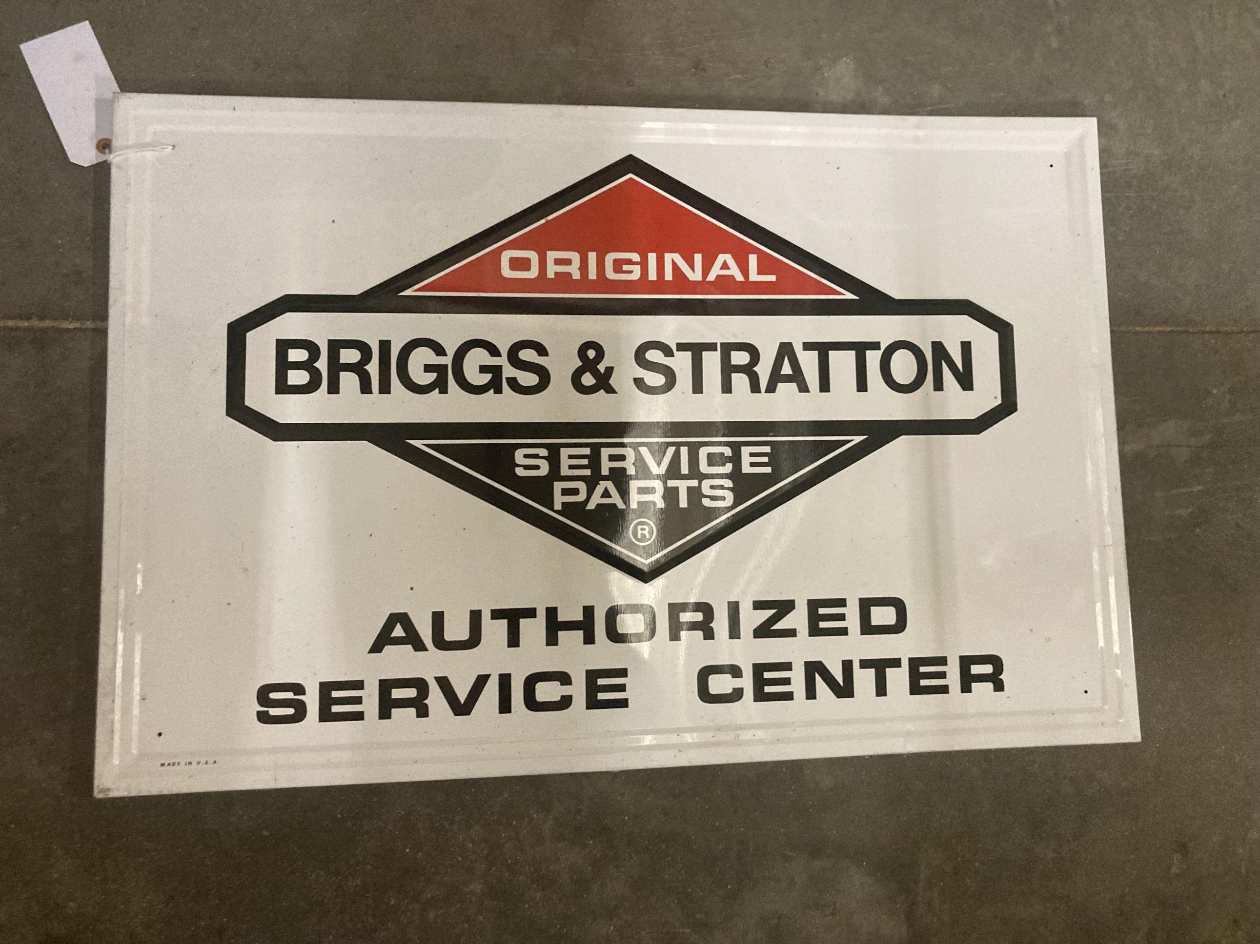 Briggs & Stratton Authorized Service Center Sign