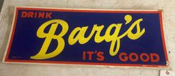 Drink Barq's It's Good Cardboard Sign