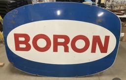 Boron Porcelain Sign