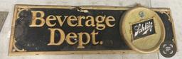 Schiltz Beverage Dept. Sign