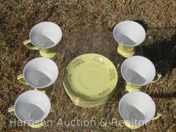 SET OF 6 TEA CUP AND SAUCER