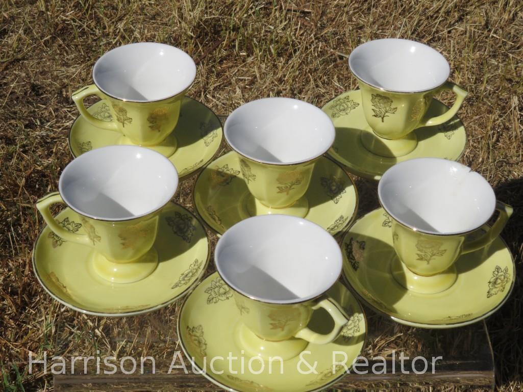 SET OF 6 TEA CUP AND SAUCER