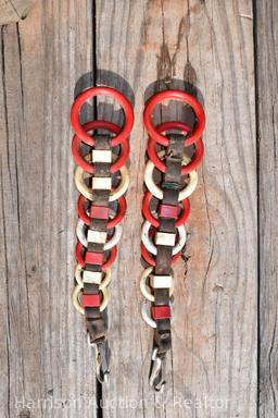 Selulose harness red and white rings