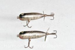 2 Vintage 3 in Heddon Baby Torpedo