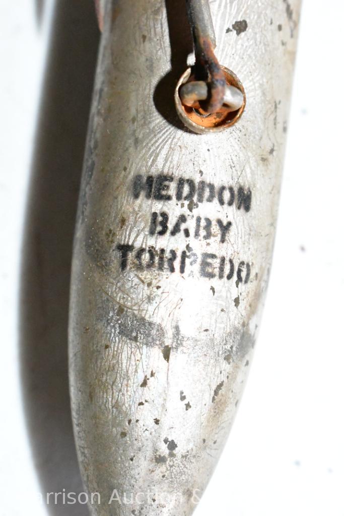 2 Vintage 3 in Heddon Baby Torpedo