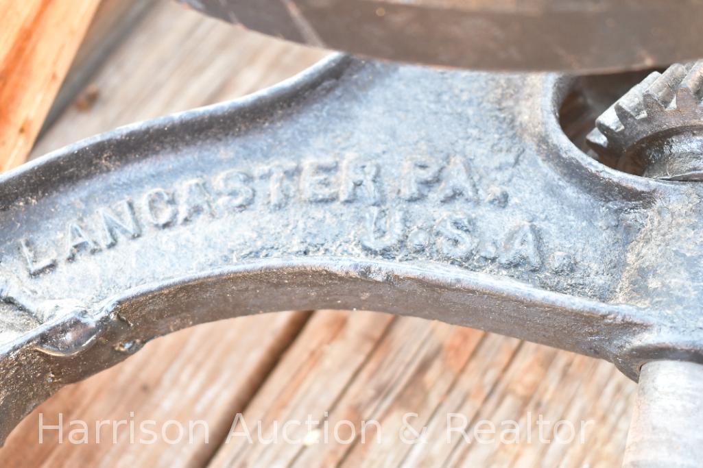 antique Vintage Primitive Champion Blower and Forge Cast Iron Drill Press