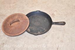 11 inch no 6 cast-iron skillet with lid