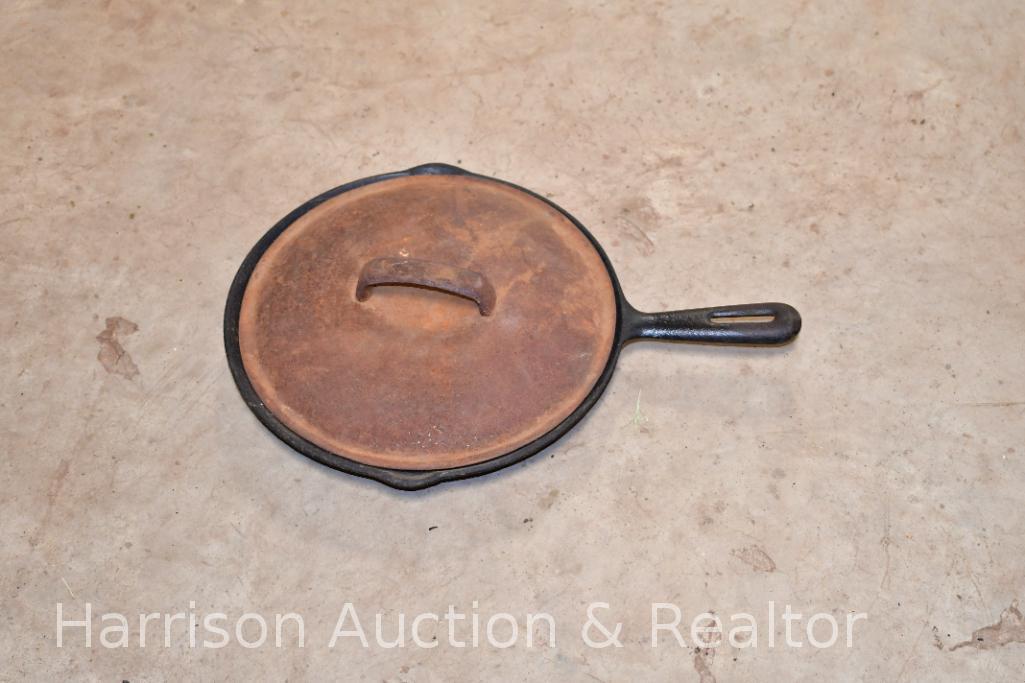 11 inch no 6 cast-iron skillet with lid