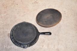 11 inch no 6 cast-iron skillet with lid