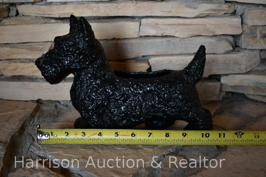 Scottish Terrier Black Planter
