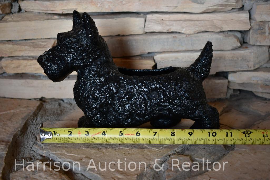 Scottish Terrier Black Planter