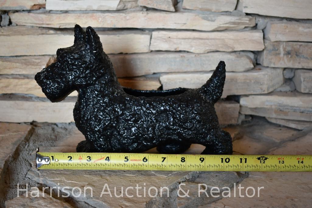 Scottish Terrier Black Planter