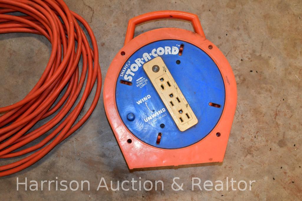 50 foot extension cord and a store a cord Extension cord