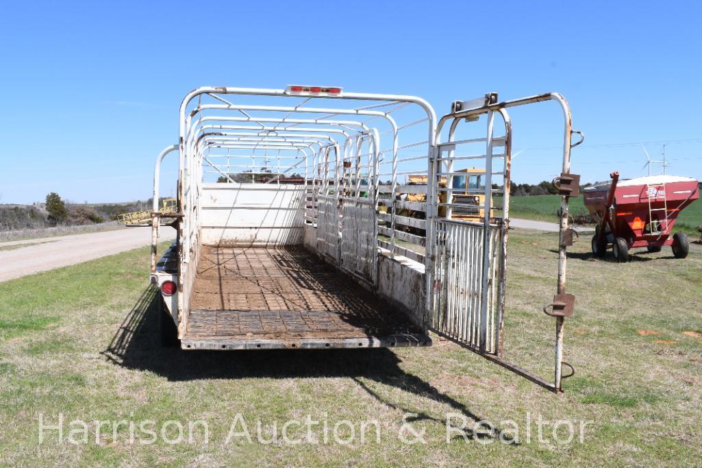 28FT X 6FT 8IN TITAN GOOSENECK STOCK TRAILER