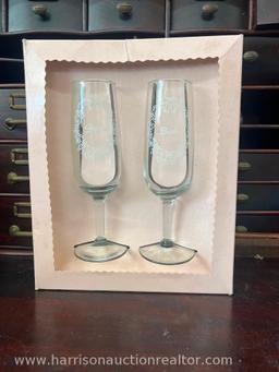 Groom and Bride glasses