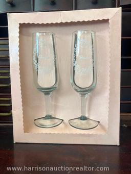 Groom and Bride glasses