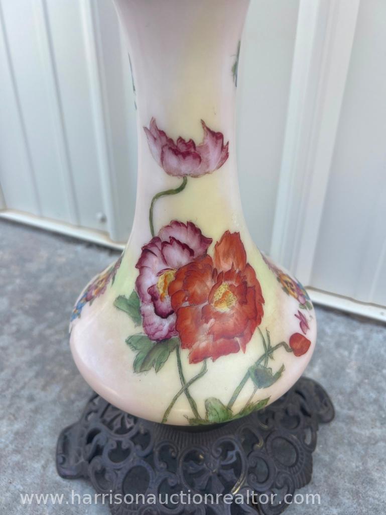 Vintage Gone With the Wind Hurricane Parlor Lamp