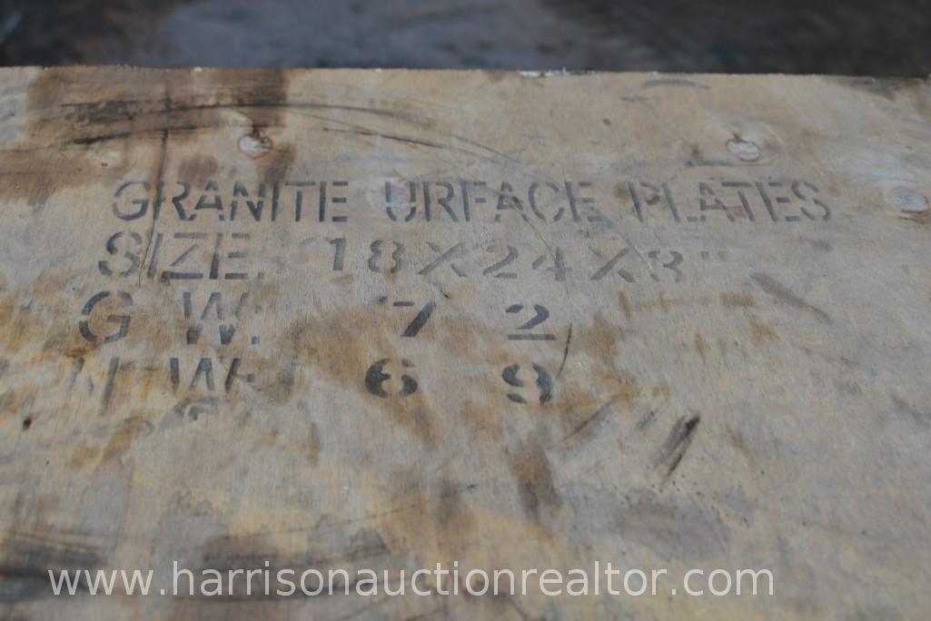 GRANITE SURFACE PLATES 18X24X3IN