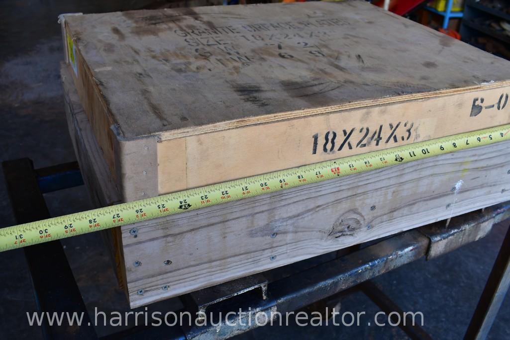 GRANITE SURFACE PLATES 18X24X3IN