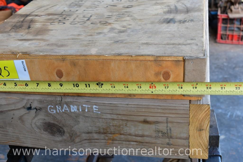 GRANITE SURFACE PLATES 18X24X3IN