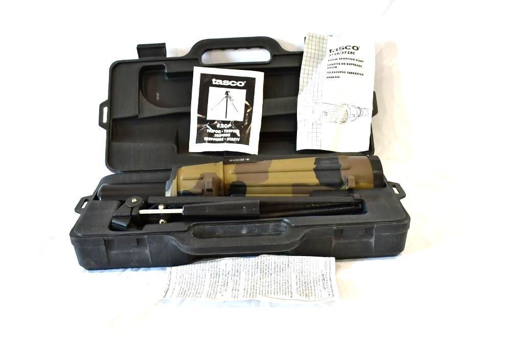 TASCO9 37ZB 37ZBC SPOTTING SCOPE WITH TRIPOD