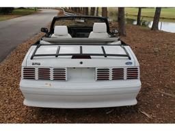 1989 Ford Mustang GT Convertible.5.0L GT triple white convertible.5 speed m