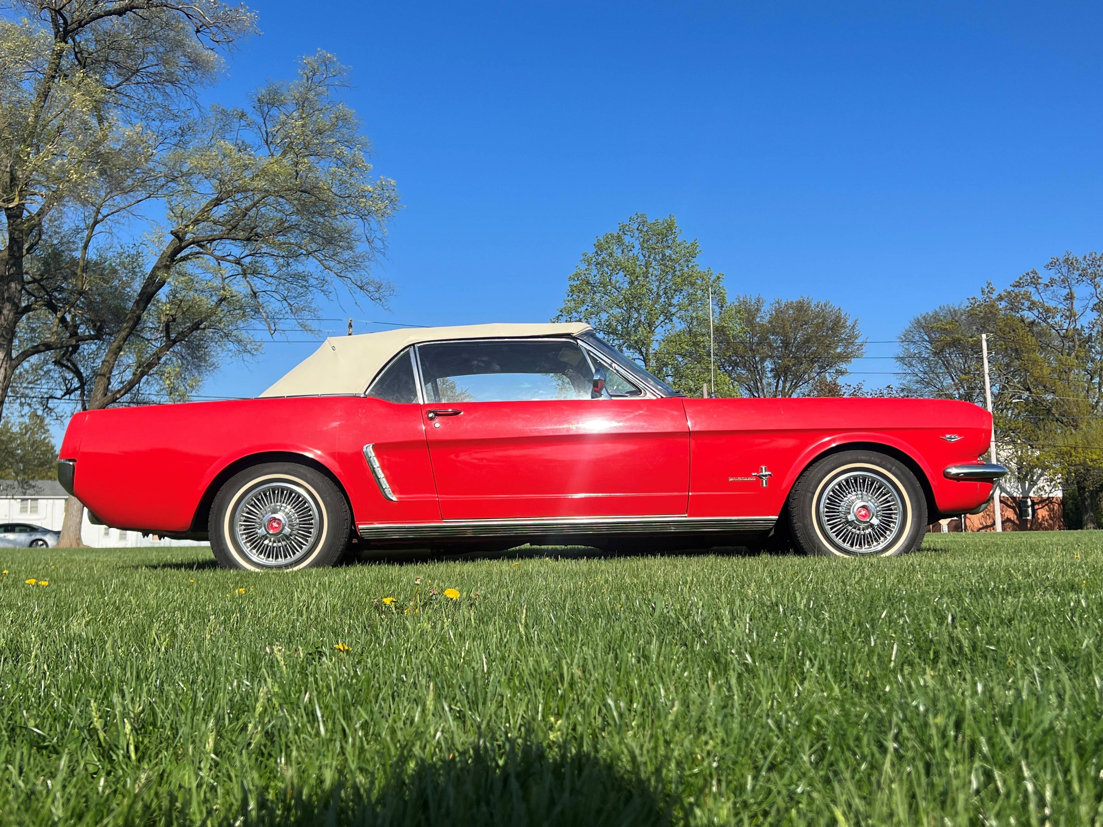 1965 Ford Mustang Convertible.â€œCâ€� code 289CI Engine.Automatic transmiss