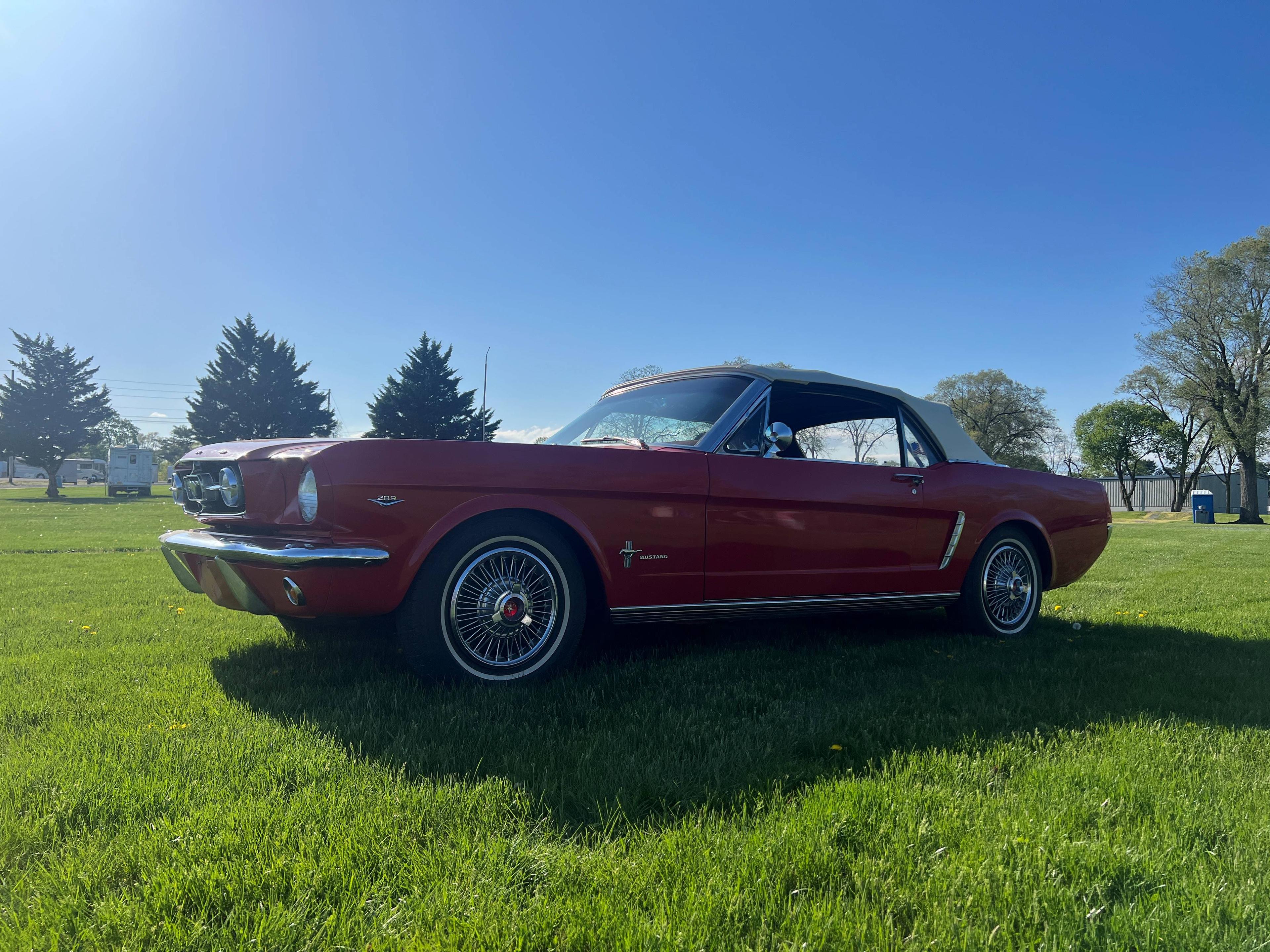 1965 Ford Mustang Convertible.â€œCâ€� code 289CI Engine.Automatic transmiss