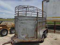 2 stall stock trailer