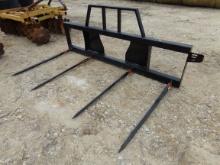 NEW 2) Bale Hay Spear -skid steer