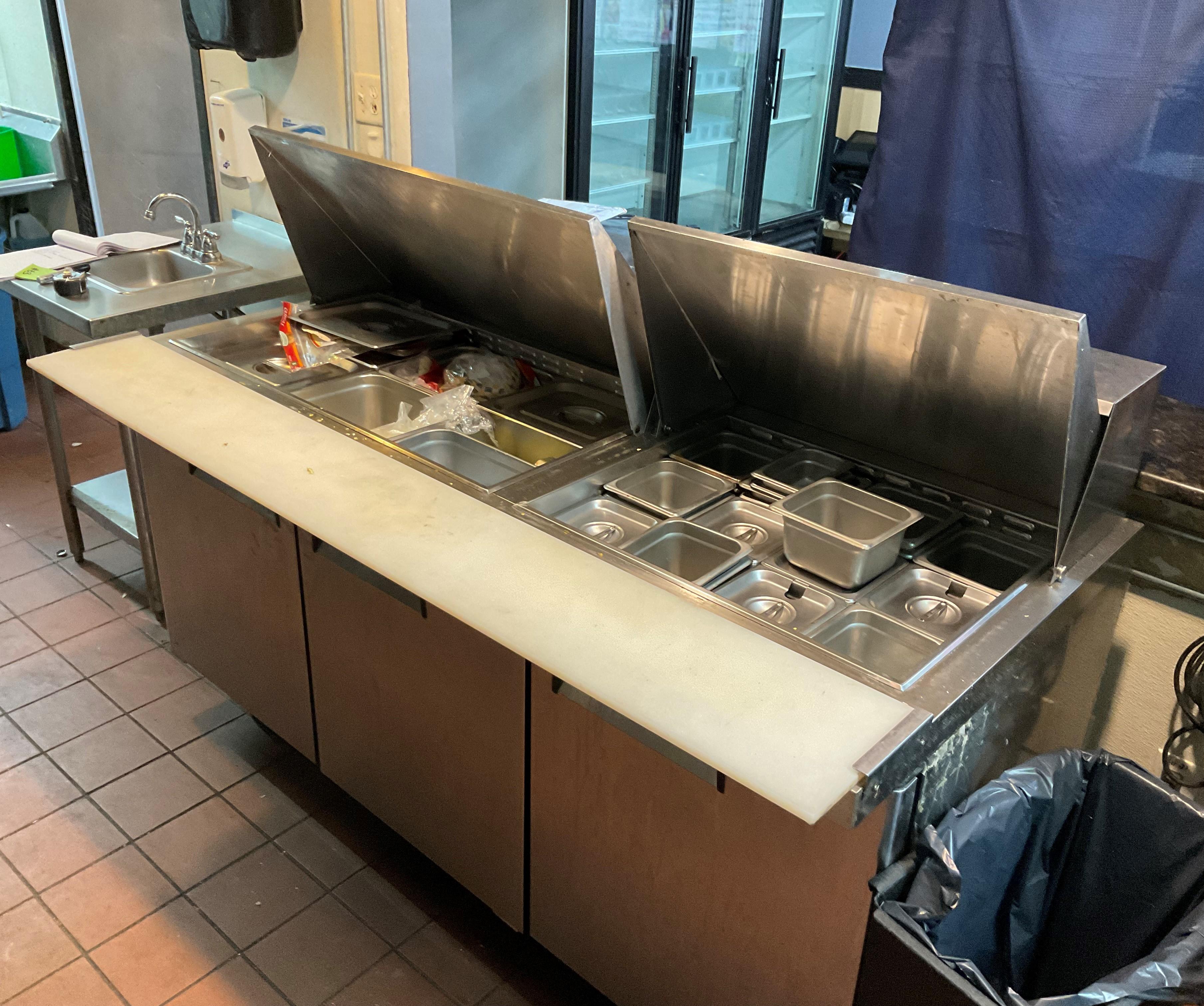 ATOSA  Mega Top Sandwich / Salad Prep Table