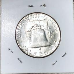 1955 Franklin Half Dollar CHOICE BU