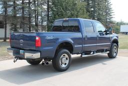 2008 FORD PICKUP, 4- WHEEL DRIVE, 1 TON, SINGLE WHEEL