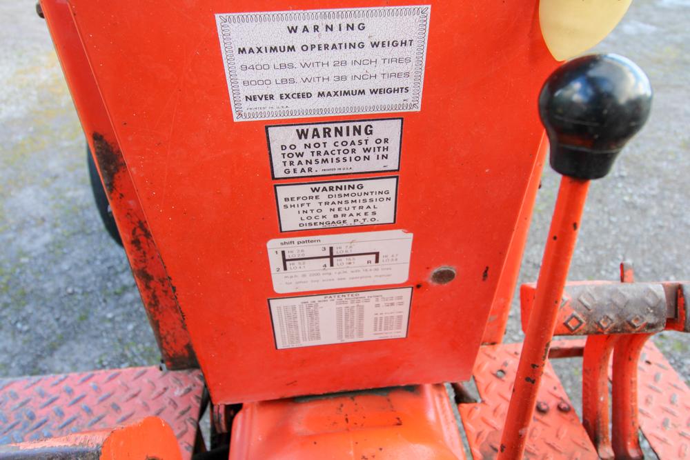 ALLIS-CHALMERS, TRACTOR 185 2WD