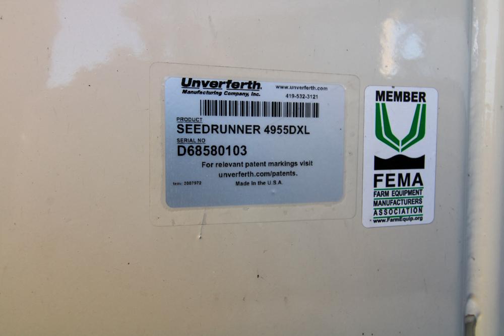 2022 UNVERFERTH, SEED TENDER, SEED RUNNER 4955 DXL