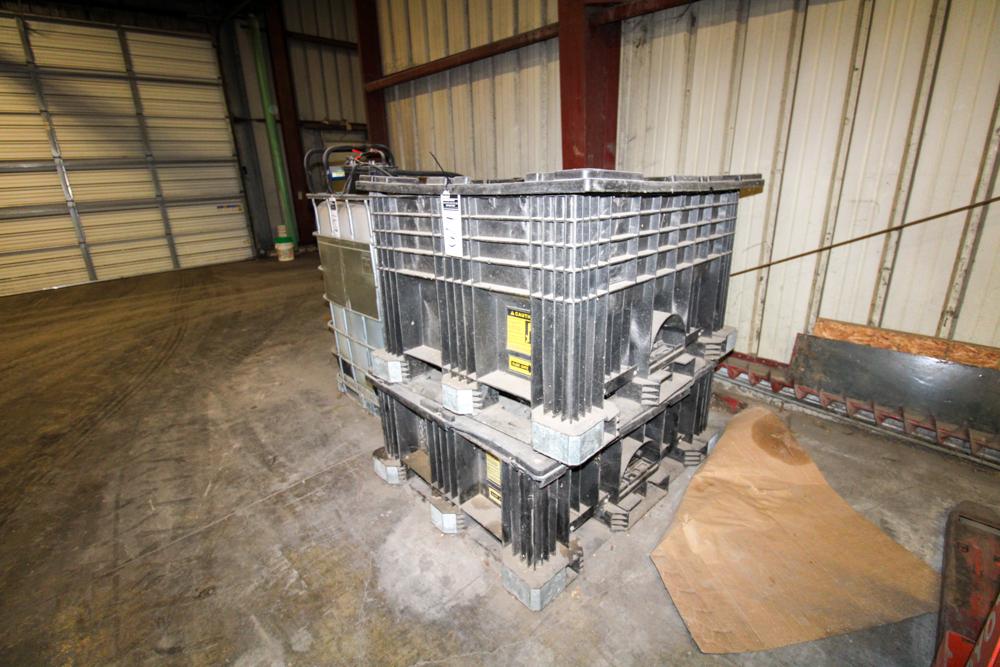 LOT 2-BOTTOM HALVES OF PLASTIC TOTES