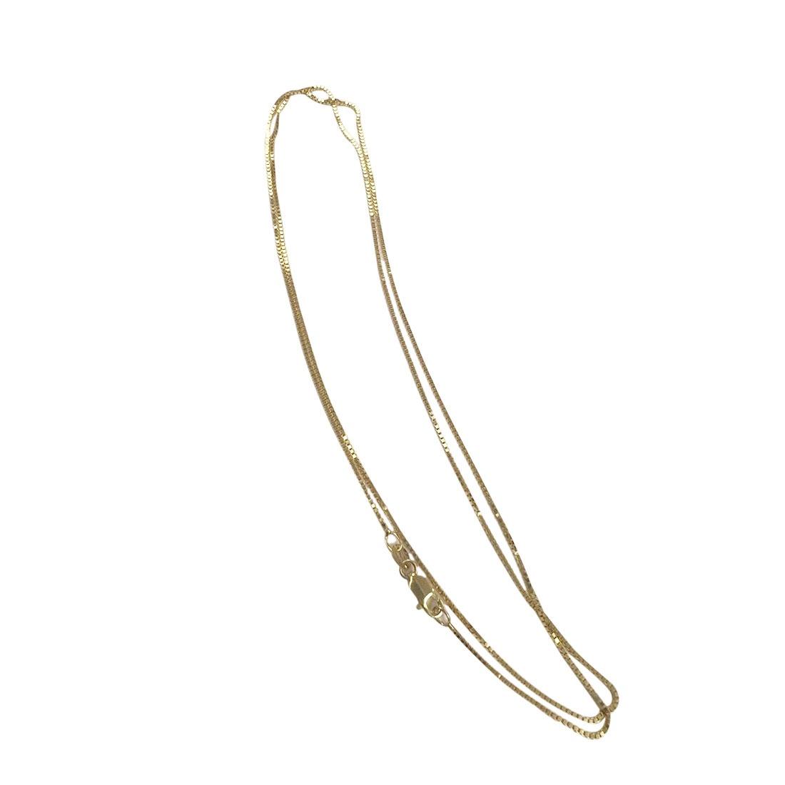 14K YELLOW GOLD LIGHT WEIGHT GOLD CHAIN WEIGHT APPROX :-3.00 GRAM