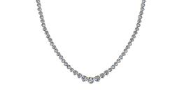 Certified 5.63 Ctw SI2/I1 Diamond 14K Yellow Gold Necklace