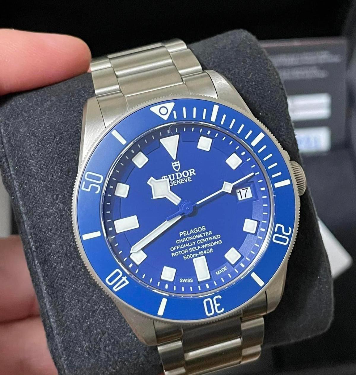 Tudor Pelagos Blue Dial Comes with Box & Papers