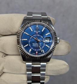 New Rolex Skydweller 'Blue Dial' Comes with Box & Papers