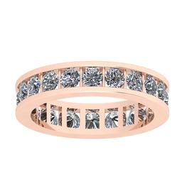 3.00 Ctw SI2/I1 Diamond 14K Rose Gold Men's Band Ring